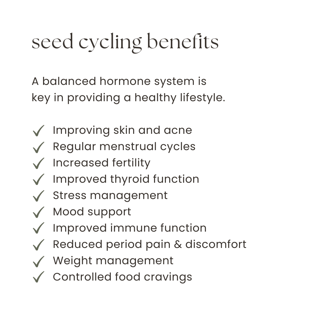 Seed Cycling Natural Blend - 1 month supply